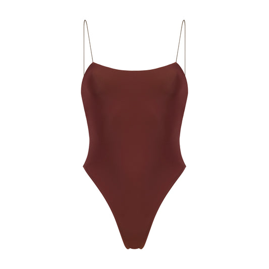 One Piece Brown Red